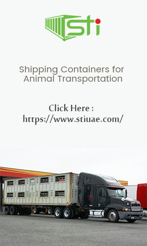 A Shipping Container converted into a transportation vehicle for Animals.